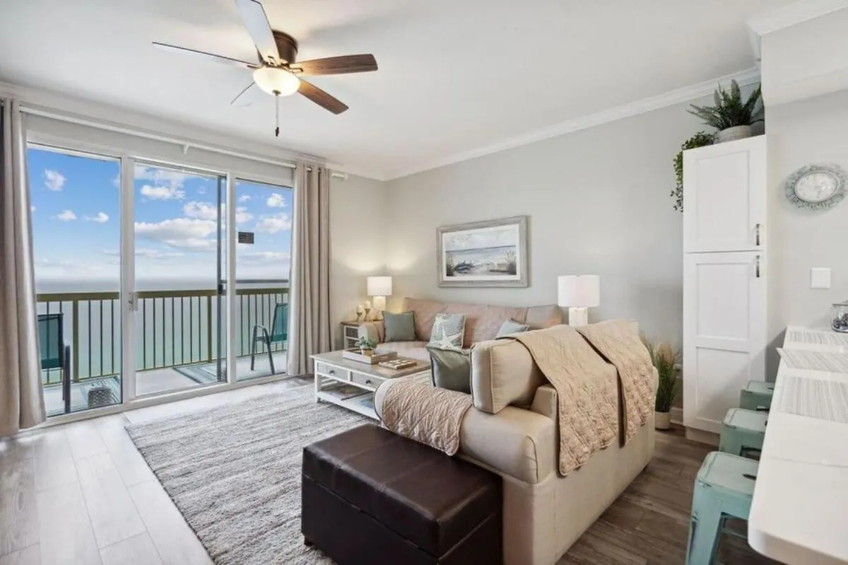 Celadon 1506 Beachfront 1 Bedroom 2 Ba Sleeps 6 Panama City Beach Lägenhet
